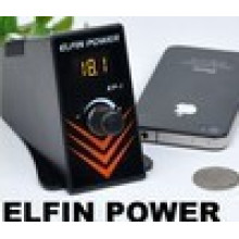 2014 Venta caliente Tattoo Elfin Power-1 de suministro, Professional Digital regulado fuente de alimentación